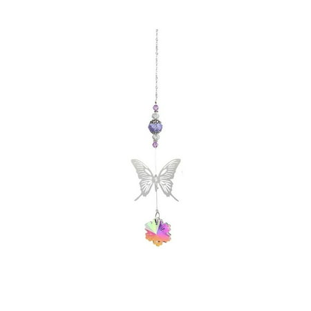 Rainbow Crystal Pendant Crystal Sun Catcher Hanging Butterfly Pendant Decor