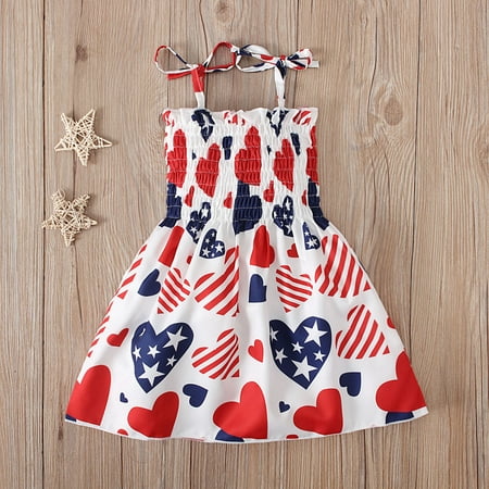 Juebong Winter Savings Clearances Kids Baby Girls Dress Beach Dresses Casual Sleeveless American Flag Princess Sundress Summer Dress
Juebong Winter Savings Clearances Kids Baby Girls Dress Beach Dresses Casual Sleeveless American Flag Princess Sundress Summer Dress