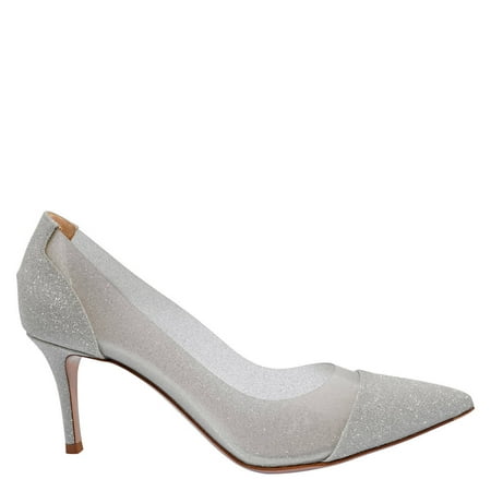 Gianvito Rossi Ladies Plexi 70 Pointed-toe Pumps Brand Size 39 ( US Size 9 )