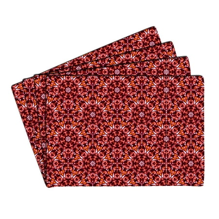 eloria Mandala Design Heat Resistant Placemats Dining Table Mats Cotton Canvas Set of 4
eloria Mandala Design Heat Resistant Placemats Dining Table Mats Cotton Canvas Set of 4