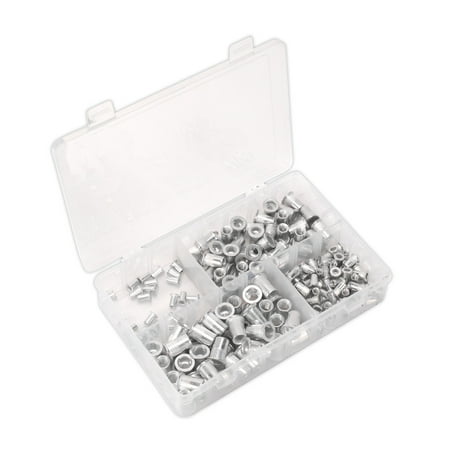 Sealey Ab073Ti Threaded Insert (Rivet Nut) Assortment 200Pc M4-M8 Splined Metric
Sealey Ab073Ti Threaded Insert (Rivet Nut) Assortment 200Pc M4-M8 Splined Metric