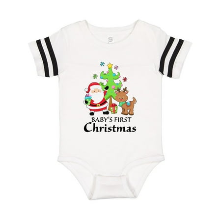 Inktastic Baby s 1st Christmas with Santa Reindeer and Tree Gift Baby Boy or Baby Girl Bodysuit
Inktastic Baby s 1st Christmas with Santa Reindeer and Tree Gift Baby Boy or Baby Girl Bodysuit
