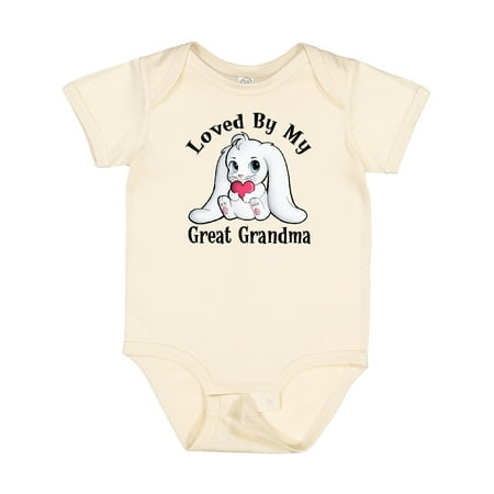 Inktastic Loved by My Great Grandma Bunny Rabbit Gift Baby Boy or Baby Girl Bodysuit
Inktastic Loved by My Great Grandma Bunny Rabbit Gift Baby Boy or Baby Girl Bodysuit