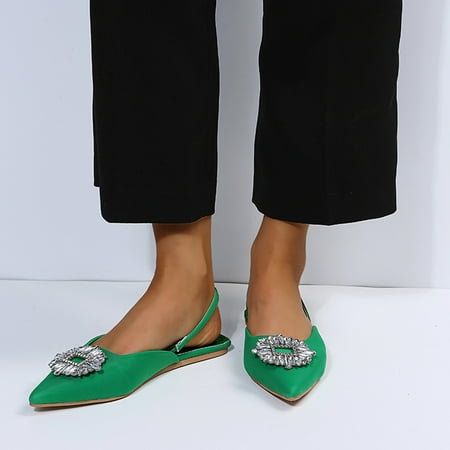 HIMIWAY Sandals Women Womens Sandals Fashion Women s Sandals Cotton Low Top Flat Bottom Breathable Pointed Women s Sandals Green 37
HIMIWAY Sandals Women Womens Sandals Fashion Women s Sandals Cotton Low Top Flat Bottom Breathable Pointed Women s Sandals Green 37