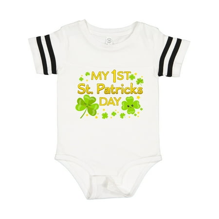 Inktastic My First St. Patricks Day-cute Smiling Clovers Gift Baby Boy or Baby Girl Bodysuit
Inktastic My First St. Patricks Day-cute Smiling Clovers Gift Baby Boy or Baby Girl Bodysuit