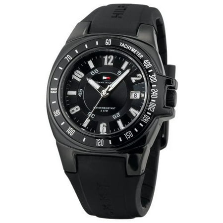 Tommy Hilfiger Men's 1790574 Black Rubber Watch