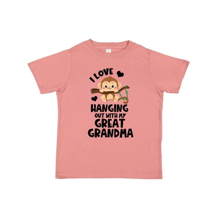 Inktastic Monkey I Love Hanging out with My Great Grandma Gift Toddler Boy or Toddler Girl T-Shirt
Inktastic Monkey I Love Hanging out with My Great Grandma Gift Toddler Boy or Toddler Girl T-Shirt