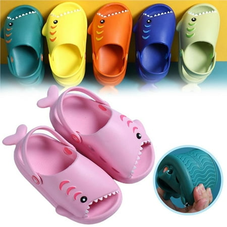 Cartoon Shark Waterproof Slippers for Kids Non-Slip Sandals Summer Beach Home Slippers for Garden Bathroom Walk
Cartoon Shark Waterproof Slippers for Kids Non-Slip Sandals Summer Beach Home Slippers for Garden Bathroom Walk