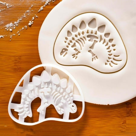 Plastic Dinosaur Cookie Sharpener White Baking Tool