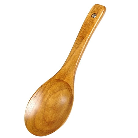 

NUOLUX Wooden Rice Spoon Non-stick Rice Scoop Practical Kitchen Rice Spoon Dining Utensil