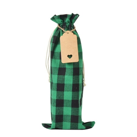 Christmas Clearance! VWRXBZ New Christmas Plaid Red Wine Bag Set Plaid Wine Bottle Bag Party Gift Bag Plaid Cotton Bundle Bag
Christmas Clearance! VWRXBZ New Christmas Plaid Red Wine Bag Set Plaid Wine Bottle Bag Party Gift Bag Plaid Cotton Bundle Bag