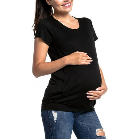 Bellella Womens Pregnancy Sleep Shirt Maternity Nursing Tunic Tops Short Sleeve Blouse Breastfeeding Round Neck Tee
Bellella Womens Pregnancy Sleep Shirt Maternity Nursing Tunic Tops Short Sleeve Blouse Breastfeeding Round Neck Tee