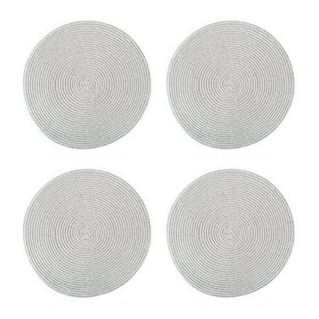 Placemats Round Placemats for Dining Table Set of 4 Woven Heat Resistant Non-Slip Kitchen Table Mats Diameter 14 inch
Placemats Round Placemats for Dining Table Set of 4 Woven Heat Resistant Non-Slip Kitchen Table Mats Diameter 14 inch