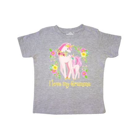 Inktastic I Love My Gramma Unicorn with Pink and Yellow Flowers Gift Toddler Boy or Toddler Girl T-Shirt
Inktastic I Love My Gramma Unicorn with Pink and Yellow Flowers Gift Toddler Boy or Toddler Girl T-Shirt