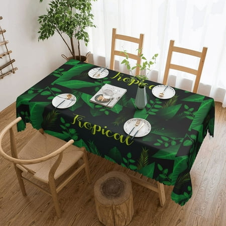 Tablecloth Tropical Plant Leaves Table Cloth For Rectangle Tables Waterproof Resistant Picnic Table Covers For Kitchen Dining/Party(54x72in)
Tablecloth Tropical Plant Leaves Table Cloth For Rectangle Tables Waterproof Resistant Picnic Table Covers For Kitchen Dining/Party(54x72in)