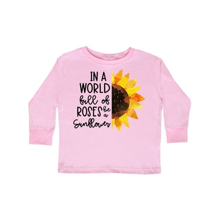 Inktastic Summer In a World Full of Roses Be a Sunflower Gift Toddler Boy or Toddler Girl Long Sleeve T-Shirt
Inktastic Summer In a World Full of Roses Be a Sunflower Gift Toddler Boy or Toddler Girl Long Sleeve T-Shirt