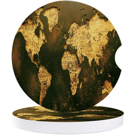 ZHANZZK Vintage World Map Rusty Texture Nautical Theme Set of 6 Car Coaster for Drinks Absorbent Ceramic Stone Coasters Cup Mat with Cork Base for Home Kitchen Room Coffee Table Bar Decor
ZHANZZK Vintage World Map Rusty Texture Nautical Theme Set of 6 Car Coaster for Drinks Absorbent Ceramic Stone Coasters Cup Mat with Cork Base for Home Kitchen Room Coffee Table Bar Decor