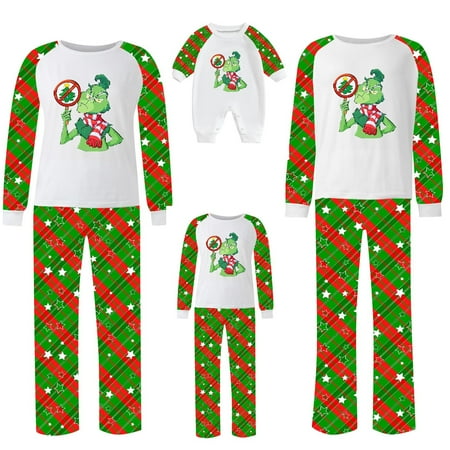 TKing Fashion Grinch Christmas Pajamas Set Soft Comfy Matching Family Christmas Pajamas Pants Christmas Family Clothes for Women Christmas Gift for Family Baby 18 Months
TKing Fashion Grinch Christmas Pajamas Set Soft Comfy Matching Family Christmas Pajamas Pants Christmas Family Clothes for Women Christmas Gift for Family Baby 18 Months