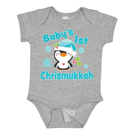 Inktastic Baby s 1st Chrismukkah with Cute Baby Penguin and Snowflakes Gift Baby Boy or Baby Girl Bodysuit
Inktastic Baby s 1st Chrismukkah with Cute Baby Penguin and Snowflakes Gift Baby Boy or Baby Girl Bodysuit