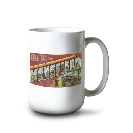 15 fl oz Ceramic Mug Greetings from Mansfield Ohio Dishwasher & Microwave Safe
15 fl oz Ceramic Mug Greetings from Mansfield Ohio Dishwasher & Microwave Safe