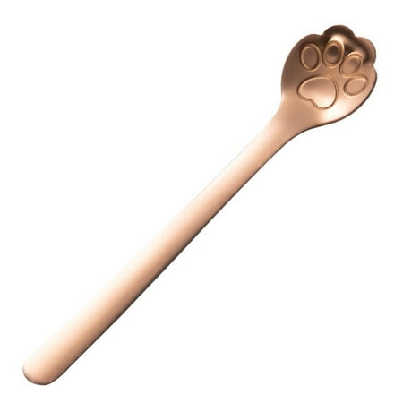 Xunyuan Cute Animal Paw Claw Stainless Steel Coffee Drink Dessert Kitchen Mixing Spoon