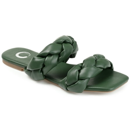 Journee Collection Womens Arietta Slide Low Block Heel Sandals