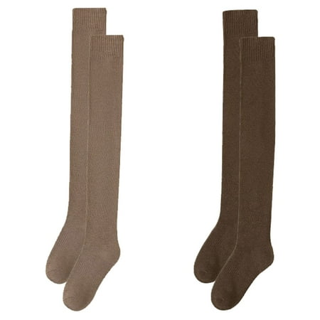 Women Thigh High Socks Extra Long Warm Thick Tall Long Boot Stockings Leg Warmers