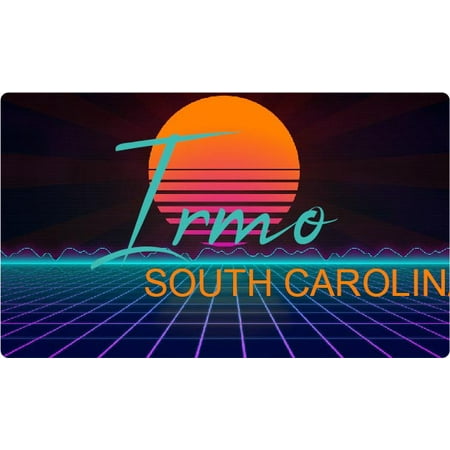 

Irmo South Carolina 4 X 2.25-Inch Fridge Magnet Retro Neon Design