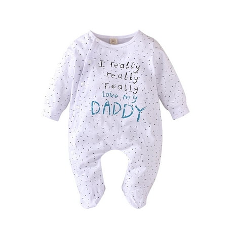 Cotton One-piece Romper for Boys Girls Letter Print Wrap Feet Romper Jumpsuit Bodysuit A 12-18 Months
Cotton One-piece Romper for Boys Girls Letter Print Wrap Feet Romper Jumpsuit Bodysuit A 12-18 Months
