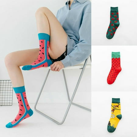 A Pair Fruit Printed Socks Cotton Mid Length Tube Fun Casual Novelty Patterned Socks for Kids Summer New
A Pair Fruit Printed Socks Cotton Mid Length Tube Fun Casual Novelty Patterned Socks for Kids Summer New
