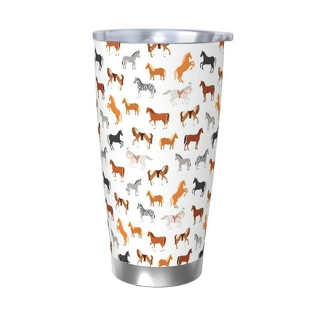 Uemuo Horses Print Travel Coffee Mug 20oz Double-walled Car Cup Stainless Steel Insulated Tumbler Leak-proof Travel Cup Reusable Straw Car Cup-Without Straw
Uemuo Horses Print Travel Coffee Mug 20oz Double-walled Car Cup Stainless Steel Insulated Tumbler Leak-proof Travel Cup Reusable Straw Car Cup-Without Straw