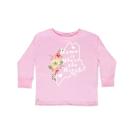 Inktastic Maine Home is Where the Heart is with Watercolor Floral Gift Toddler Boy or Toddler Girl Long Sleeve T-Shirt
Inktastic Maine Home is Where the Heart is with Watercolor Floral Gift Toddler Boy or Toddler Girl Long Sleeve T-Shirt