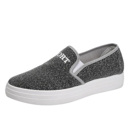 Follure Girl women s casual shoes Fashion Women s Casual Shoes Breathable Slip-on Flats Outdoor Leisure Shoes Grey 41
Follure Girl women s casual shoes Fashion Women s Casual Shoes Breathable Slip-on Flats Outdoor Leisure Shoes Grey 41