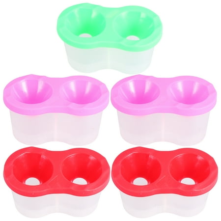 5Pcs Plastic Color Mixing Cups Pigment Holder Brush Washing Bucket Portable Art Supplies Drawing Tool Accessories (Random Color)
5Pcs Plastic Color Mixing Cups Pigment Holder Brush Washing Bucket Portable Art Supplies Drawing Tool Accessories (Random Color)