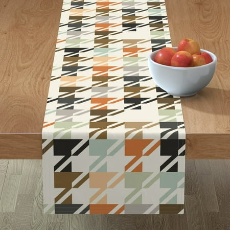 Cotton Sateen Table Runner 108 - Autumn Houndstooth Large Earth Tones Dark Academia Geometric Grid Print Custom Table Linens by Spoonflower
Cotton Sateen Table Runner 108 - Autumn Houndstooth Large Earth Tones Dark Academia Geometric Grid Print Custom Table Linens by Spoonflower
