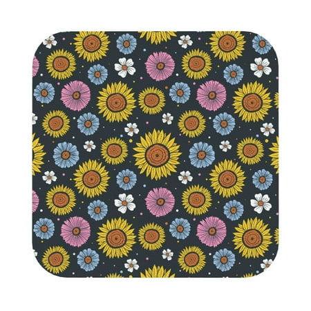 Zeuib Colorful Sunflowers Print Set of 6 Coasters for Drinks Glass & Cups Stain Protection Table Coaster Set Decorative Coffee Cup Coasters Housewarming Gift for Home Decor Square
Zeuib Colorful Sunflowers Print Set of 6 Coasters for Drinks Glass & Cups Stain Protection Table Coaster Set Decorative Coffee Cup Coasters Housewarming Gift for Home Decor Square