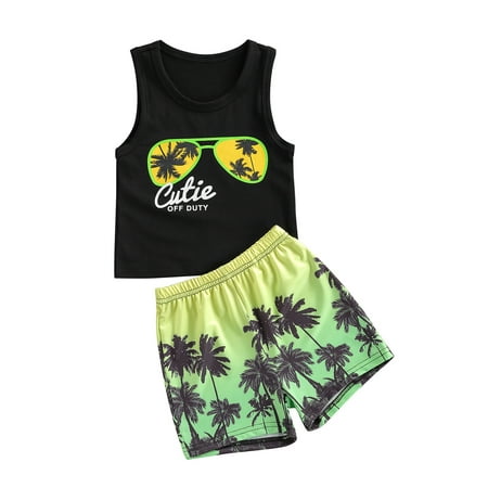 Gwiyeopda Toddler Baby Boy Beach Sleeveless Tank Top Coconut Tree Shorts Set 2Pcs Outfits
Gwiyeopda Toddler Baby Boy Beach Sleeveless Tank Top Coconut Tree Shorts Set 2Pcs Outfits