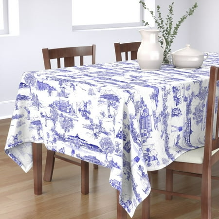 Cotton Sateen Tablecloth 70 x 108 - Golf White Blue Print Toile Historical Sport Retro Nature Nursery Decor Print Custom Table Linens by Spoonflower
Cotton Sateen Tablecloth 70 x 108 - Golf White Blue Print Toile Historical Sport Retro Nature Nursery Decor Print Custom Table Linens by Spoonflower