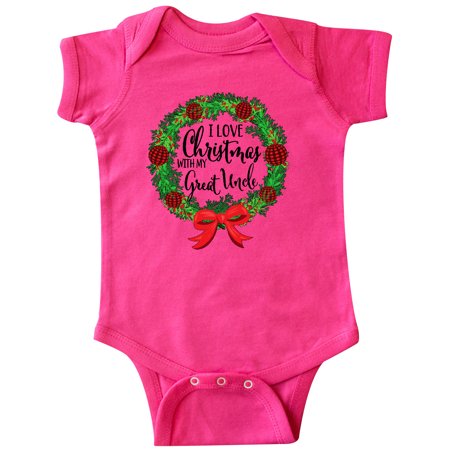 Inktastic I Love Christmas with My Great Uncle Wreath Gift Baby Boy or Baby Girl Bodysuit
Inktastic I Love Christmas with My Great Uncle Wreath Gift Baby Boy or Baby Girl Bodysuit