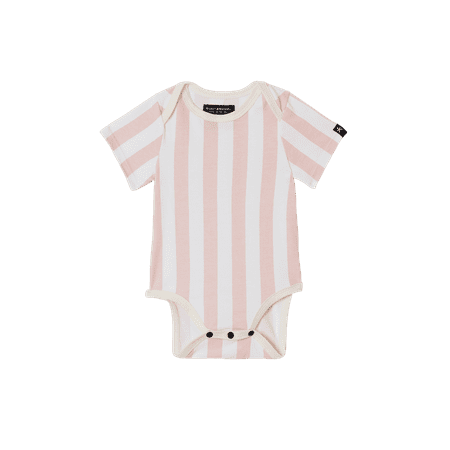 Minibrook Girls Pink Candy Stripes Onesie Size 3M-18M