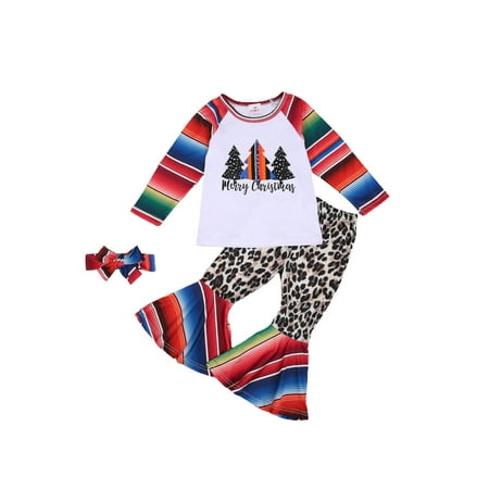 ZIYIXIN Toddler Girls 2Pcs Suit Long Colorful Sleeve Christmas Printed Top with Leopard Printed Flared Long Pants
ZIYIXIN Toddler Girls 2Pcs Suit Long Colorful Sleeve Christmas Printed Top with Leopard Printed Flared Long Pants
