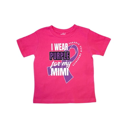 Inktastic Chronic Pain I Wear Purple For My Mimi Gift Toddler Boy or Toddler Girl T-Shirt
Inktastic Chronic Pain I Wear Purple For My Mimi Gift Toddler Boy or Toddler Girl T-Shirt