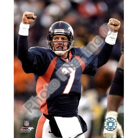 John Elway Celebration Sports Photo
