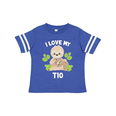 Inktastic Cute Sloth I Love My Tio with Green Leaves Gift Toddler Boy or Toddler Girl T-Shirt
Inktastic Cute Sloth I Love My Tio with Green Leaves Gift Toddler Boy or Toddler Girl T-Shirt