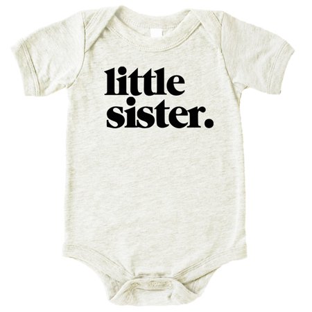 Olive Loves Apple Little Sister Bodysuit for Baby Girls Sibling Outfit Natural Heather Bodysuit Newborn
Olive Loves Apple Little Sister Bodysuit for Baby Girls Sibling Outfit Natural Heather Bodysuit Newborn