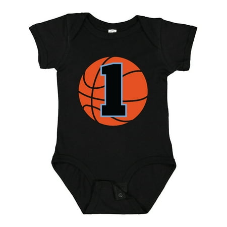 Inktastic Basketball 1st Birthday 1 Year Old Gift Baby Boy Bodysuit