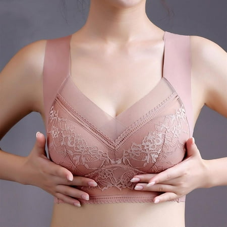 YOHOME Women s Solid Color Seamless Beautiful Back Large Size Push Up Lace No Steel 2022
YOHOME Women s Solid Color Seamless Beautiful Back Large Size Push Up Lace No Steel 2022