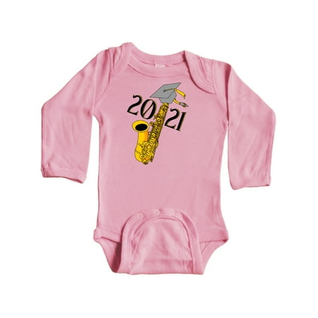 Inktastic Saxophone 2021 Graduation Gift Baby Boy or Baby Girl Long Sleeve Bodysuit
Inktastic Saxophone 2021 Graduation Gift Baby Boy or Baby Girl Long Sleeve Bodysuit