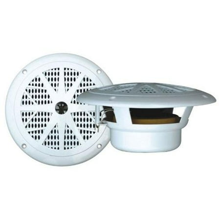 Pyle Audio PYLPLMR61WW PYLE PLMR61W 120 Watts 6.5-Inch 2 Way White Marine Speakers Pyle Audio PYLPLMR61WW PYLE PLMR61W 120 Watts 6.5-Inch 2 Way White Marine Speakers