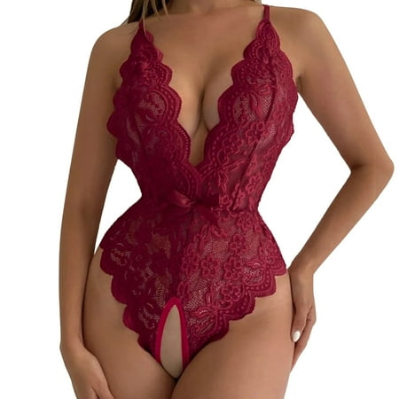 Women Lingerie Women V Neck Lingerie Lace Backless Lanyard Underwear Conjoined Tight Lace Underwear
Women Lingerie Women V Neck Lingerie Lace Backless Lanyard Underwear Conjoined Tight Lace Underwear